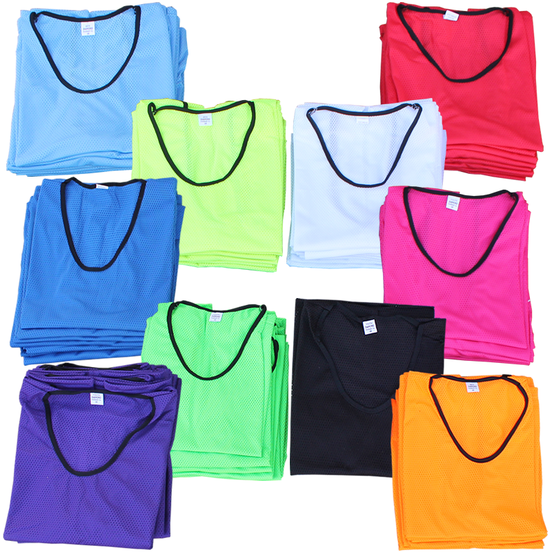 SportsRepublik Football Bibs For Juniors And Adults (12-Pack